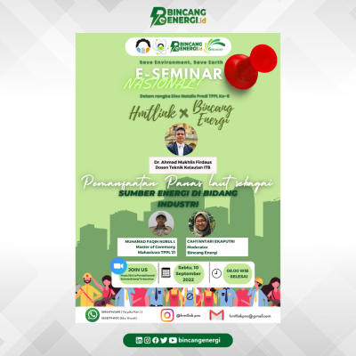 E-Seminar Nasional: Pemanfaatan Panas Laut Sebagai Sumber Energi di Bidang Industri