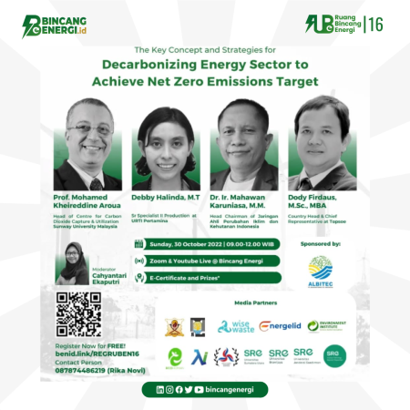 RuBEn #16 | The Key Concept and Strategies for Decarbonizing Energy Sector to Achieve Net Zero Emissions Target